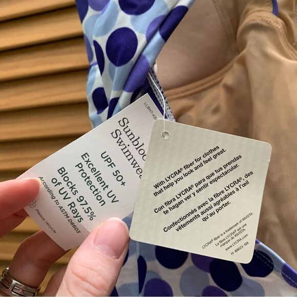 NWT L.L. Bean One Piece Swimsuit size 12 - Picture 5 of 6